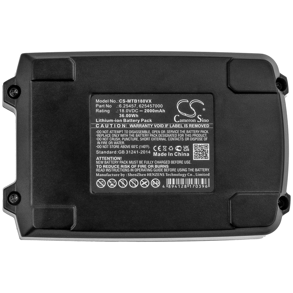 Battery industrial Collomix Xo 10 NC