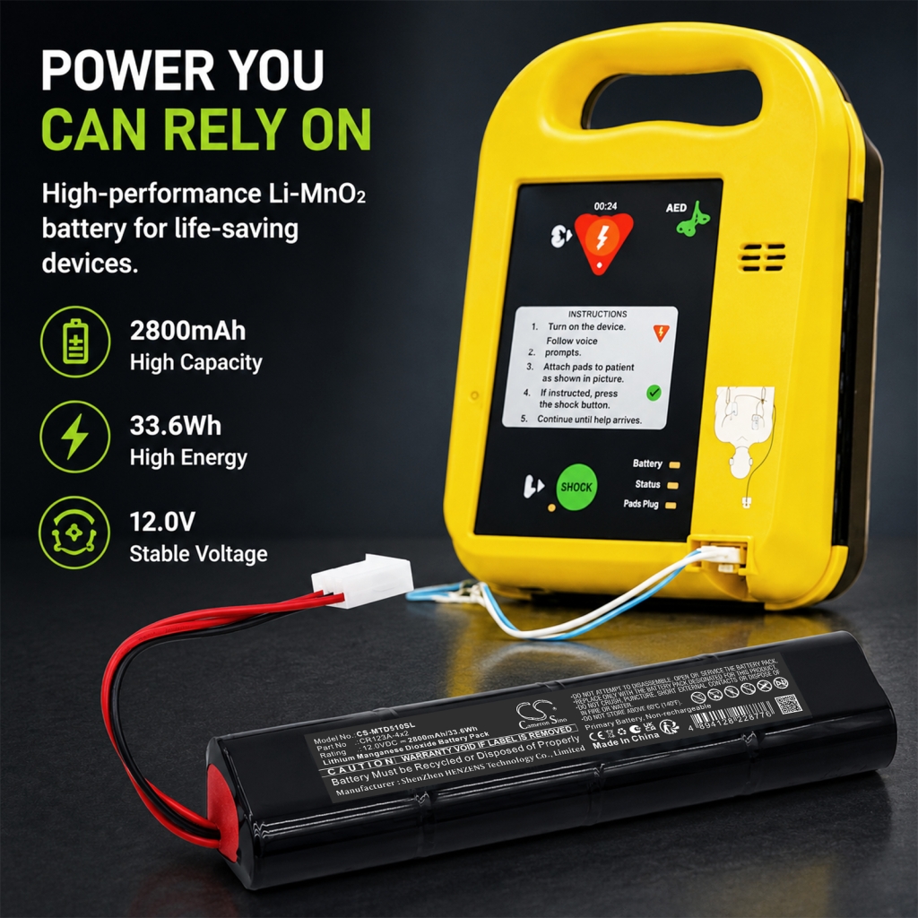 Batteri kompatibel med Meditech CS-MTD510SL