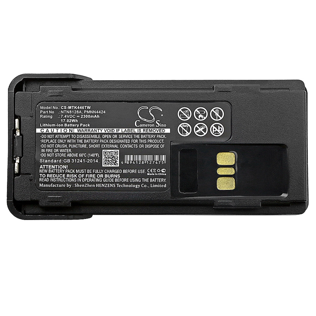 Batterier till radioapparater Motorola CS-MTK446TW