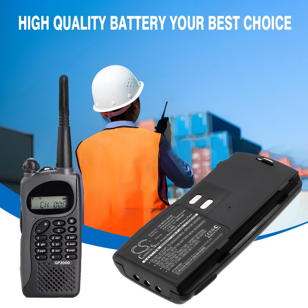 Batteri kompatibel med Motorola CS-MTP120TW