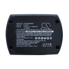 Compatible battery replacement for Metabo 6.25471,ME-974,ME974