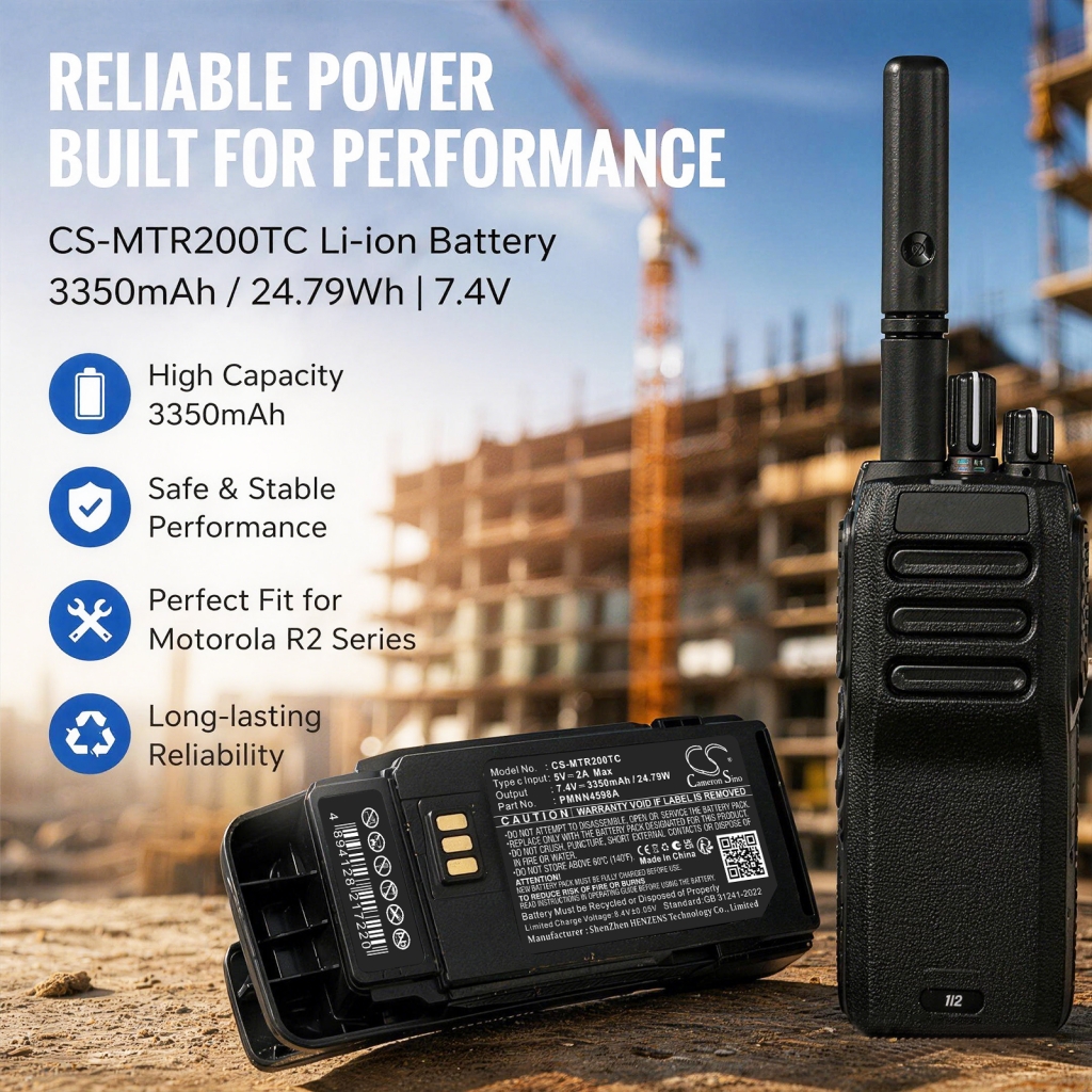 Batteri kompatibel med Motorola CS-MTR200TC