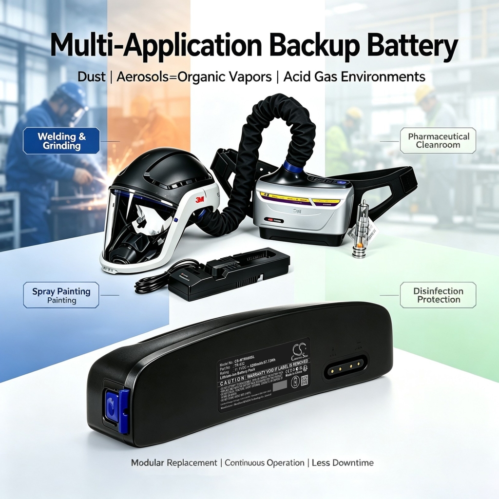 Batteri kompatibel med 3m CS-MTR600SL