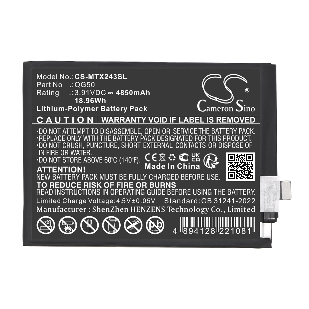 Batterier till mobiltelefoner Motorola CS-MTX243SL