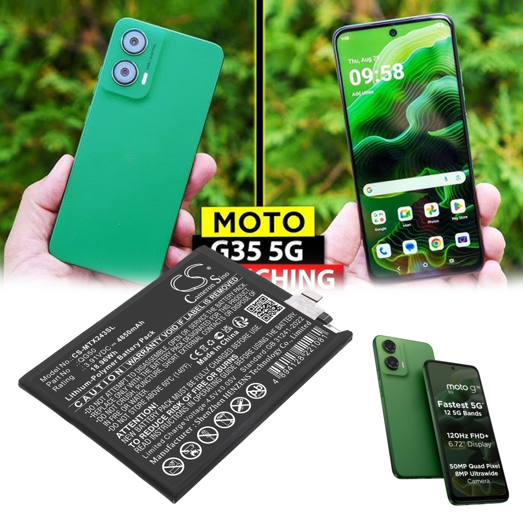 Batterier till mobiltelefoner Motorola CS-MTX243SL