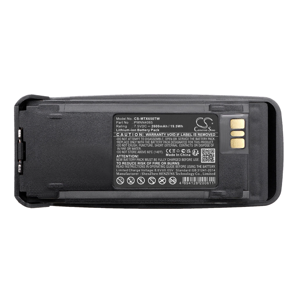 Batterier till radioapparater Motorola MotoTRBO DGP6150