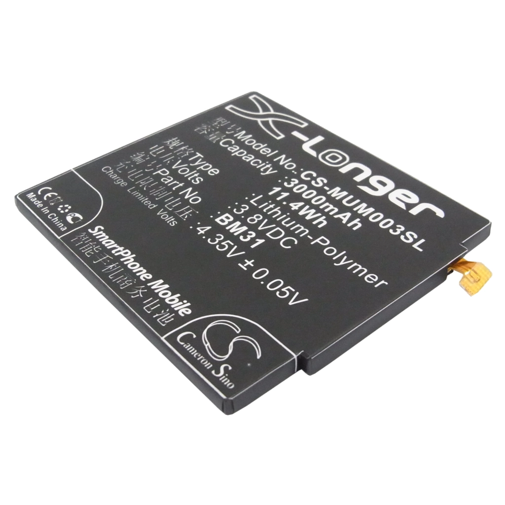 Batterier till mobiltelefoner Xiaomi 3