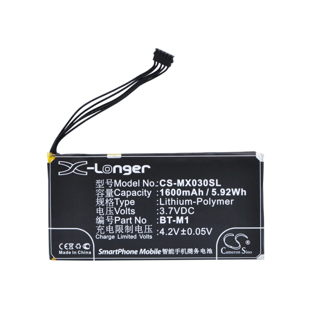 Batteri kompatibel med MeiZu CS-MX030SL