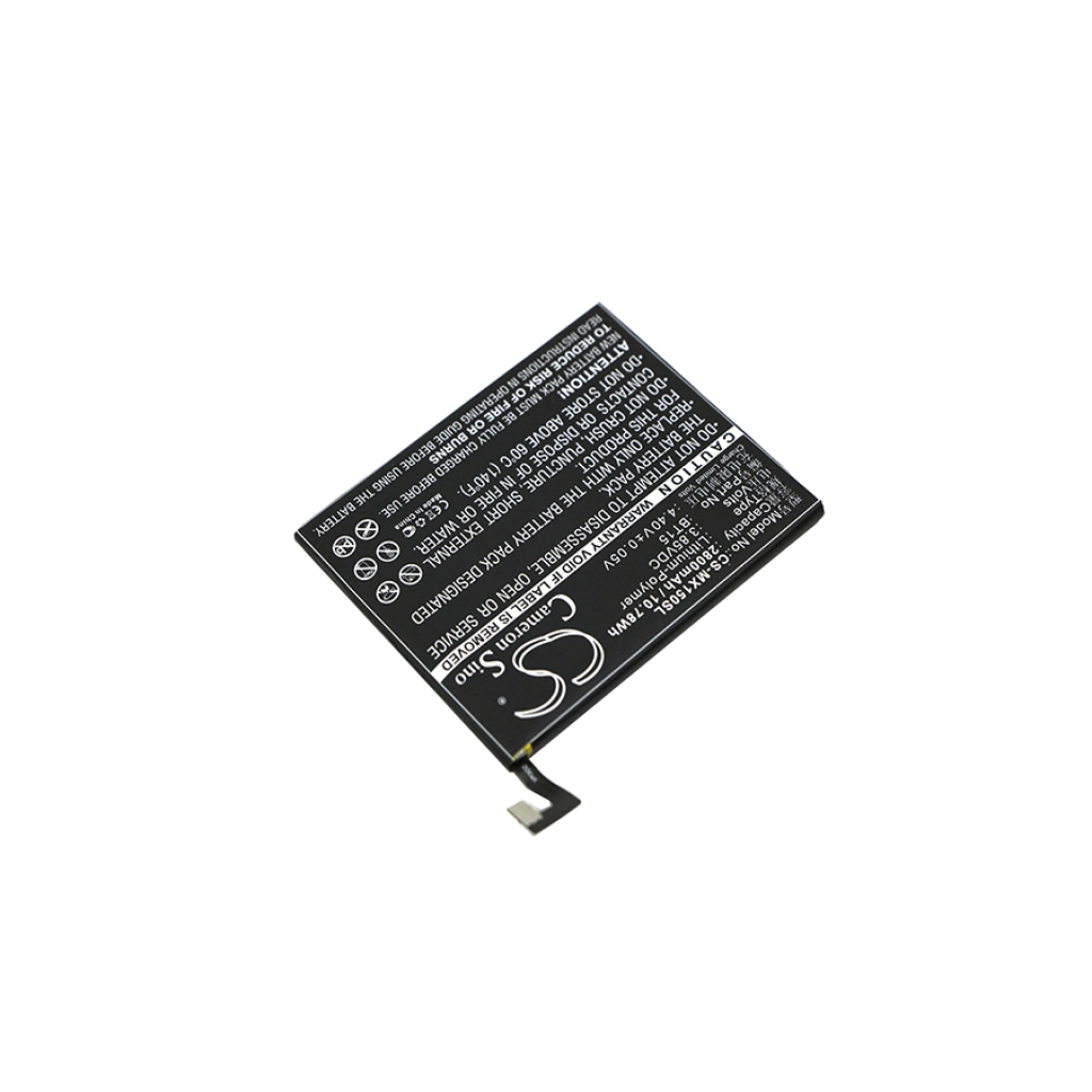 Compatible battery replacement for MeiZu BT15