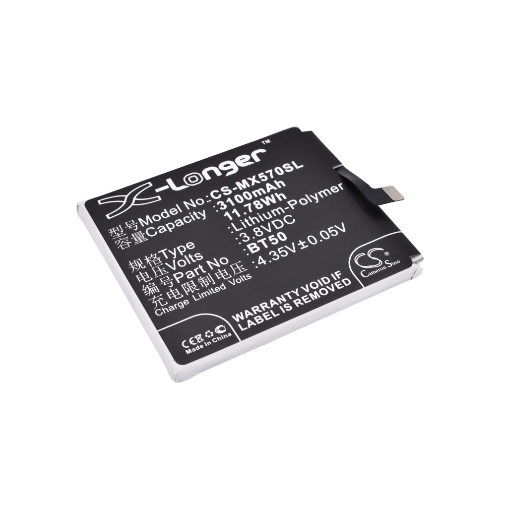 Batterier till mobiltelefoner MeiZu CS-MX570SL
