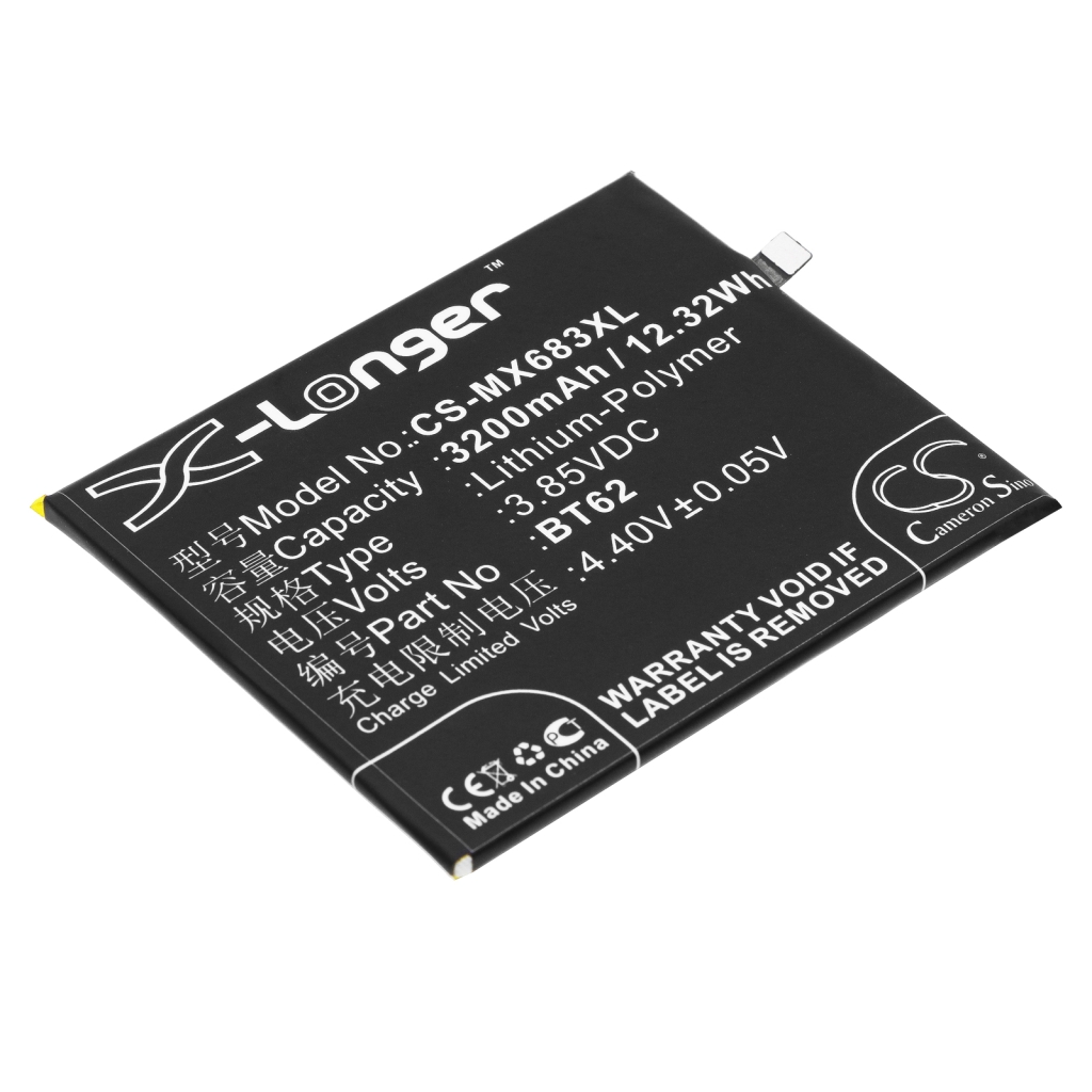 Batteri kompatibel med MeiZu Meilan CS-MX683XL
