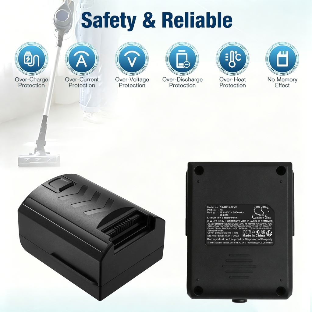 Battery for Moosoo X8