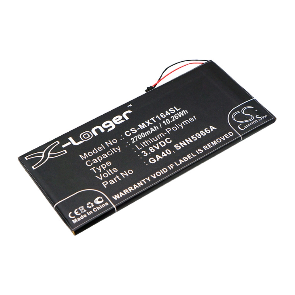 Batterier till mobiltelefoner Motorola CS-MXT164SL