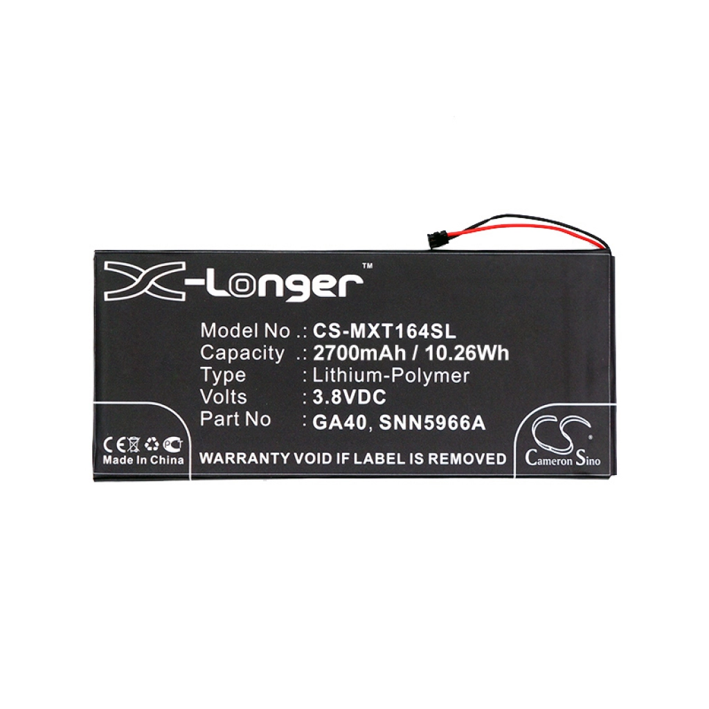 Batterier till mobiltelefoner Motorola CS-MXT164SL