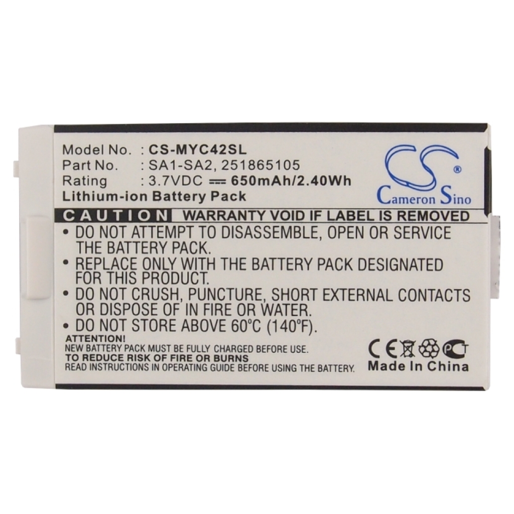 Batteri kompatibel med Sagem CS-MYC42SL