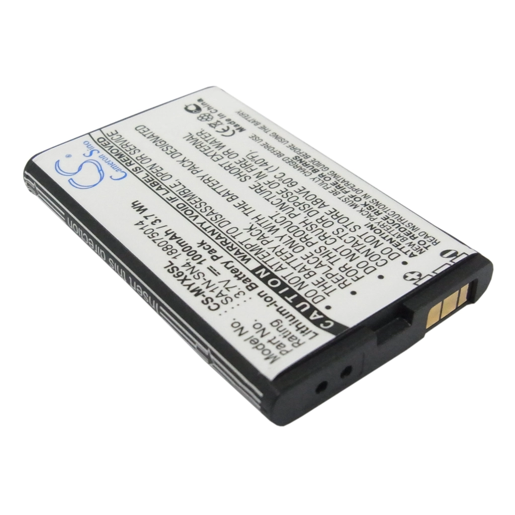 Batterier till mobiltelefoner Sagem MYV65