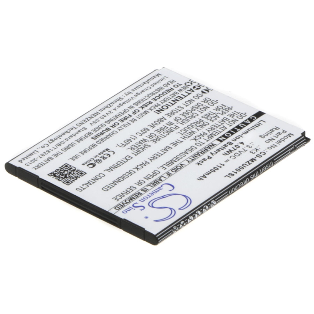 Batterier kompatibel med Navon Mizu MZT001 CS-MZU001SL