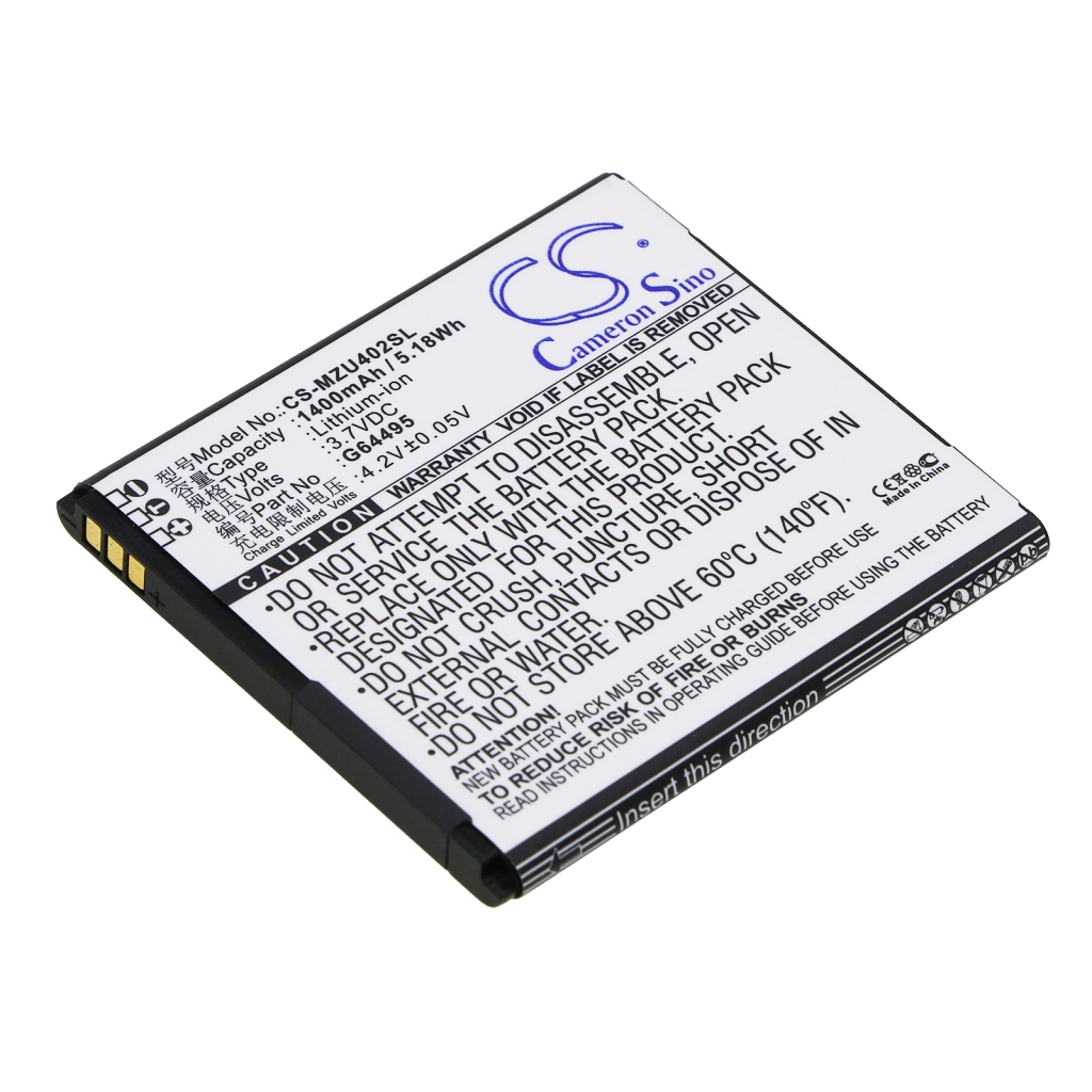 Compatible battery replacement for Navon G64495
