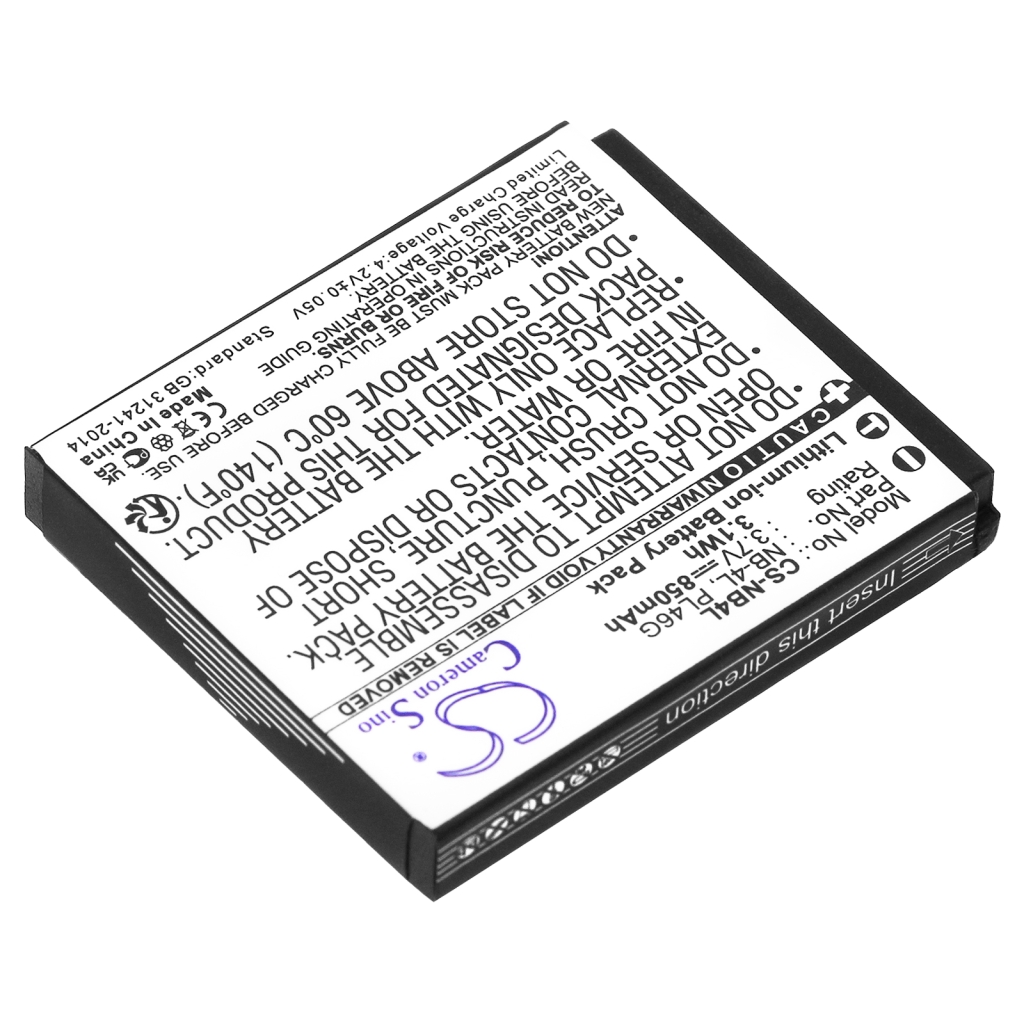 Kamerabatterier Canon CS-NB4L