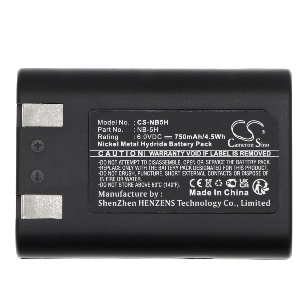 Kamerabatterier Canon CS-NB5H