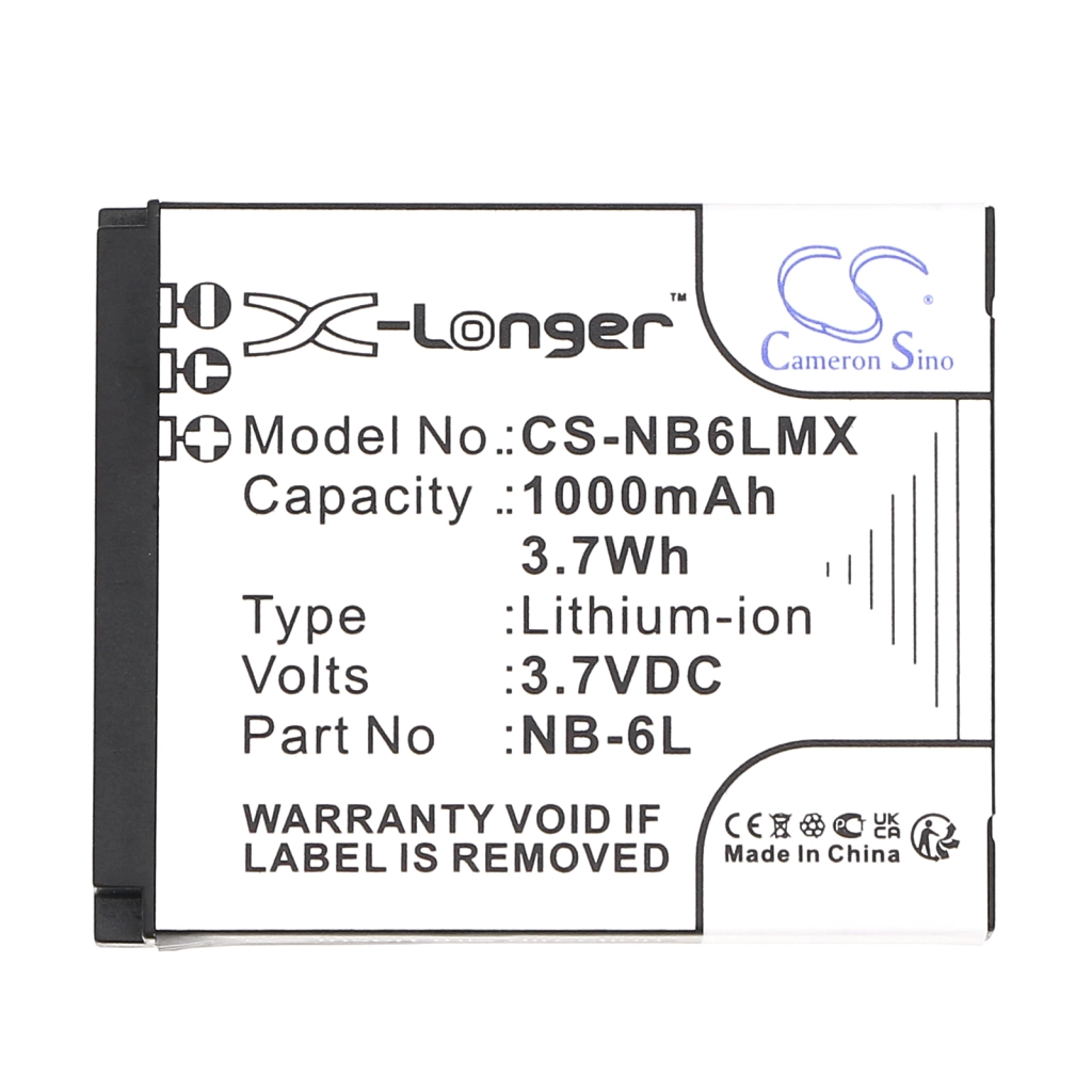 Kamerabatterier Canon CS-NB6LMX