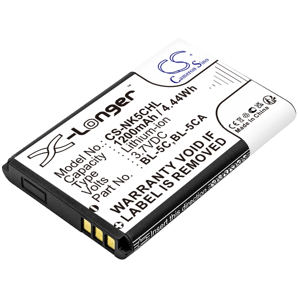 CECT Nokia Vodafone Batterier för navigering (GPS) Anycool ... CS-NK5CHL
