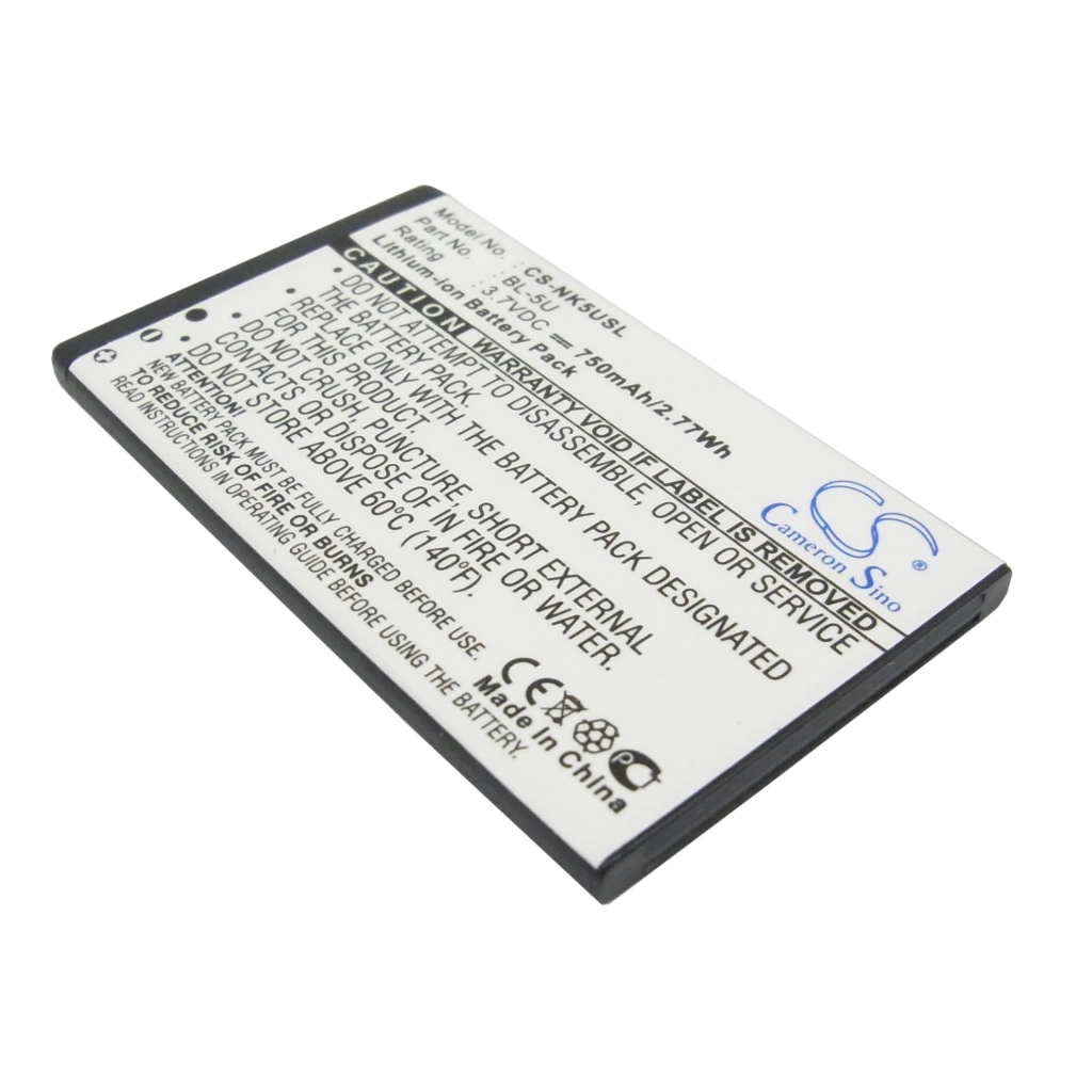 Batterier till mobiltelefoner Nokia CS-NK5USL