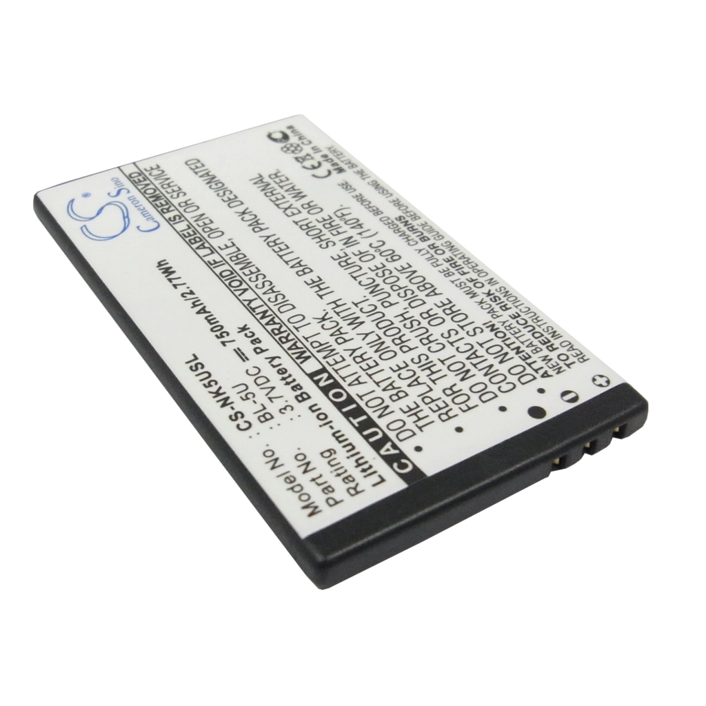Batterier till mobiltelefoner Nokia CS-NK5USL