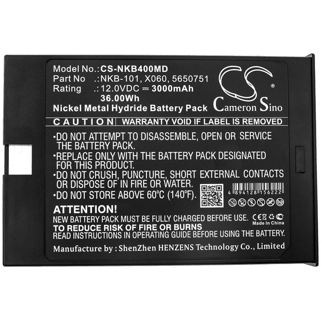 Batteri kompatibel med Nihon Kohden CS-NKB400MD