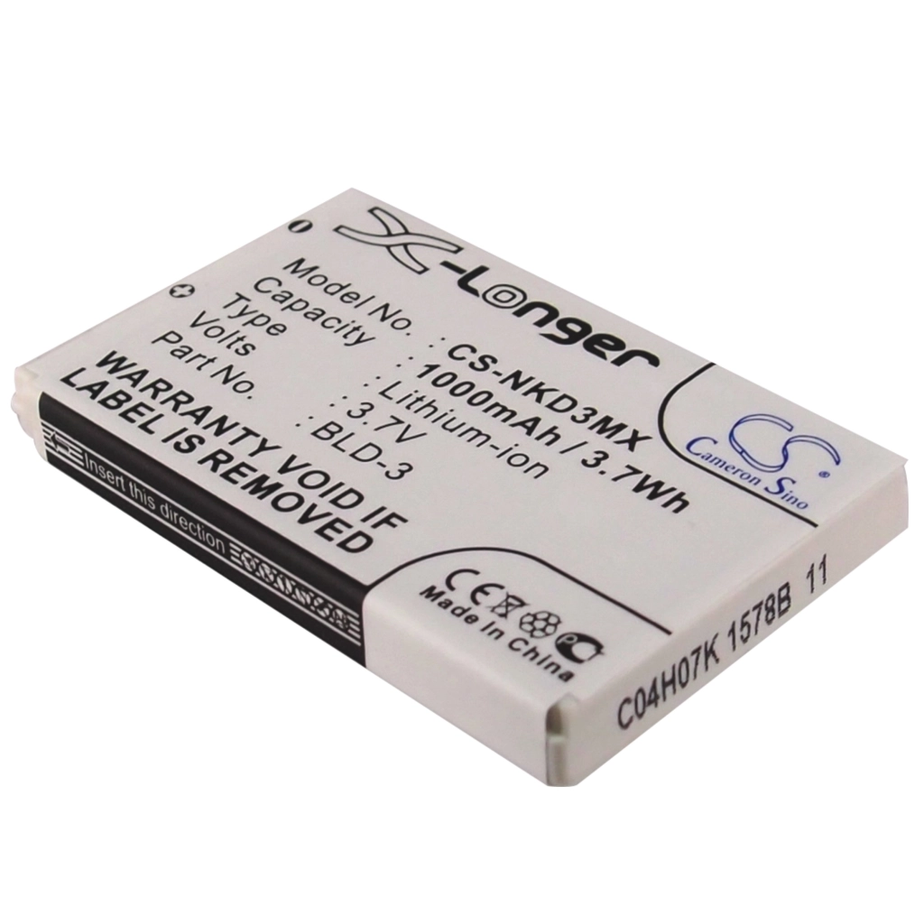 Batterier till mobiltelefoner Nokia CS-NKD3MX