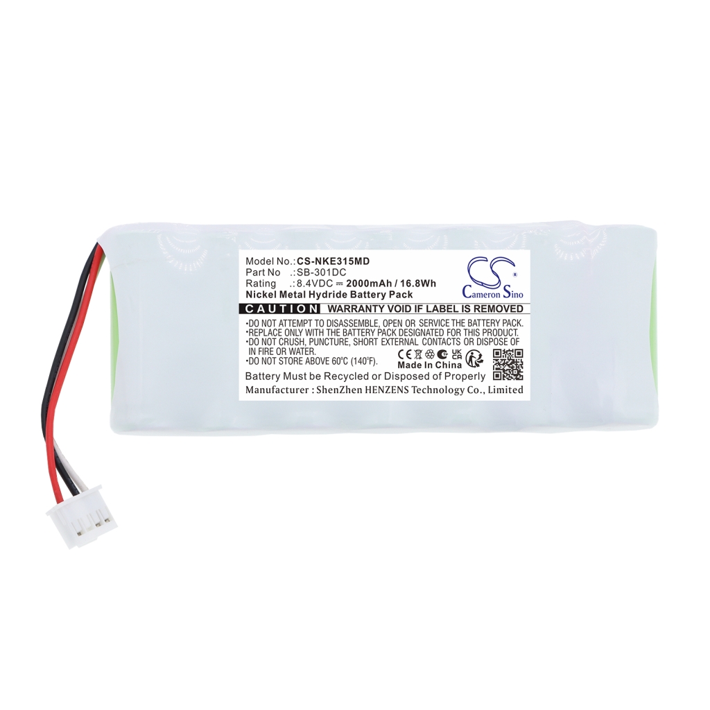 Batteri kompatibel med Nihon Kohden CS-NKE315MD