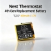 Batteri kompatibel med Nest CS-NLT400SL