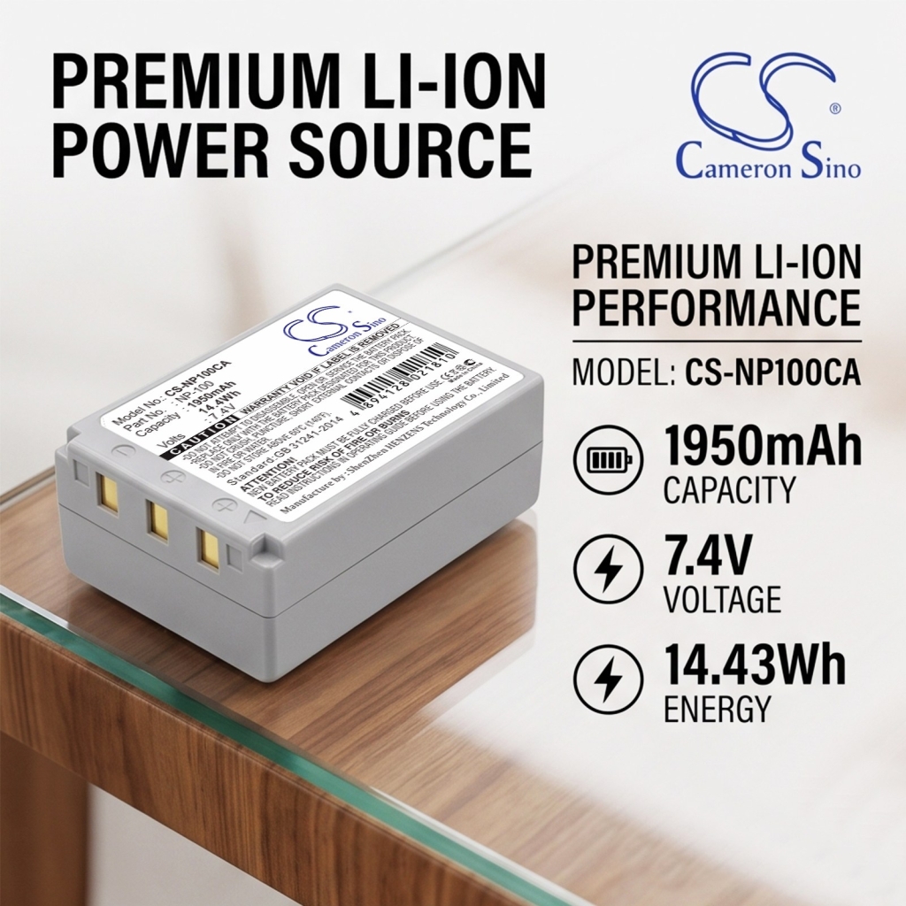 Battery compatible with Ricoh
