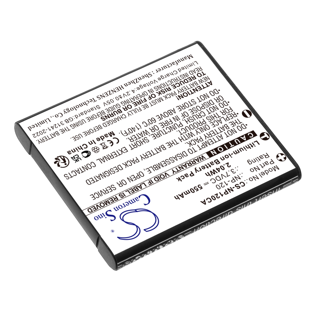 Camera Battery Toshiba CS-NP120CA