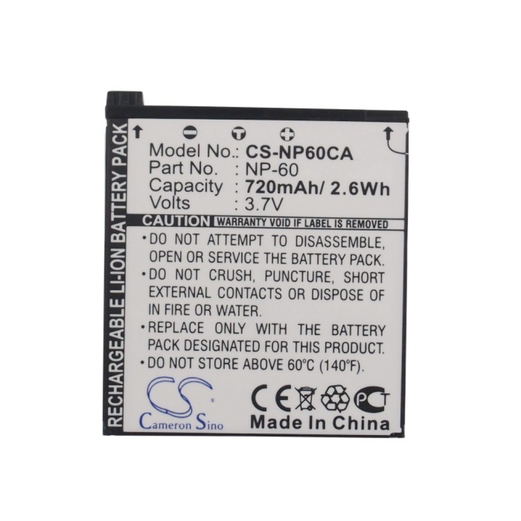 Camera Battery Praktica CS-NP60CA