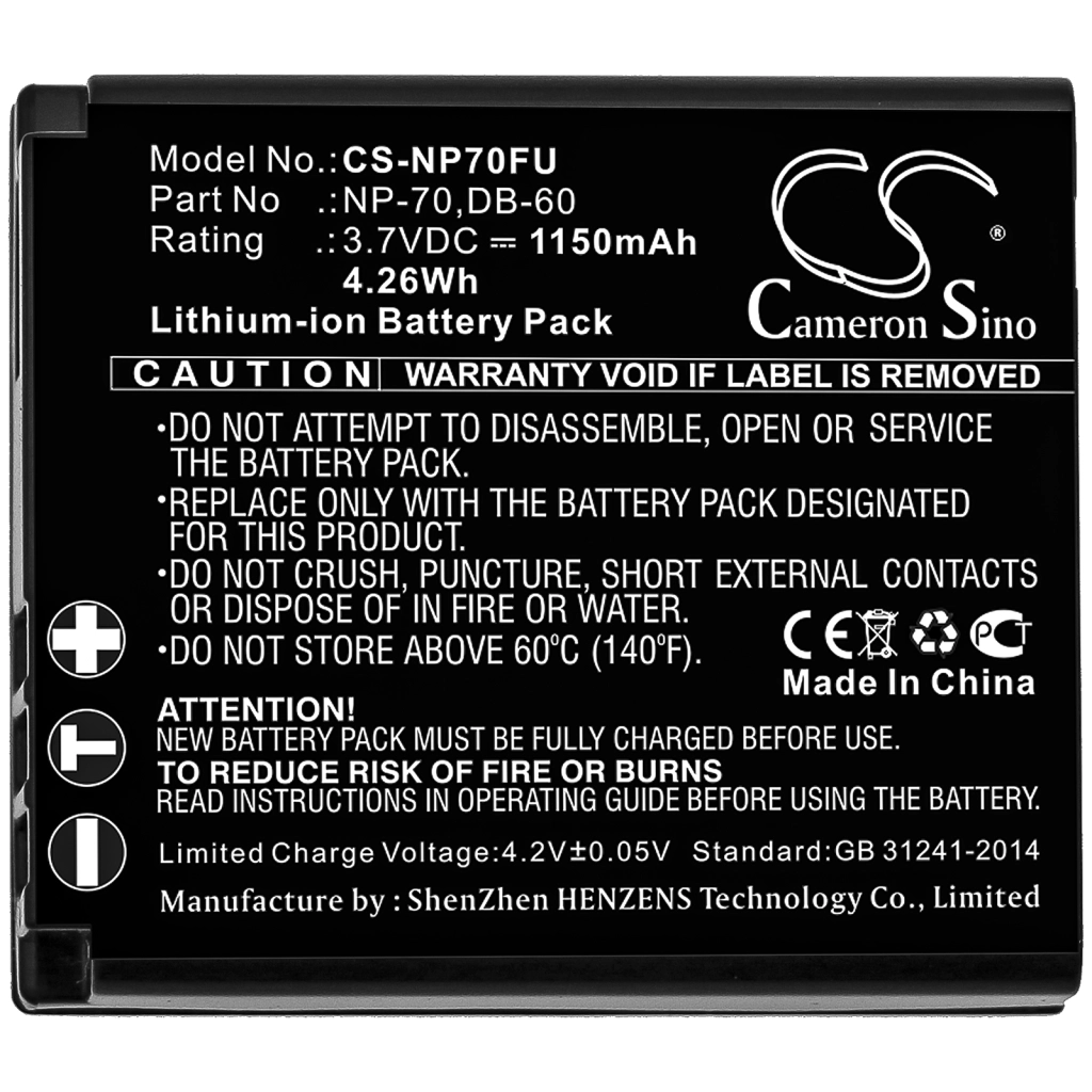 Camera Battery Ricoh Caplio G600