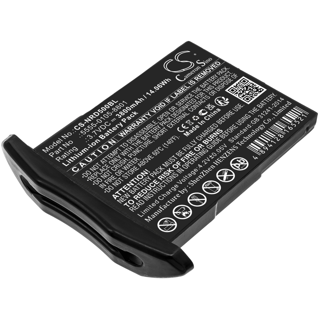 Batterier för skanner Ncr orderman CS-NRD500BL