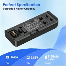 Kompatibel batteribyte för Insta360 IS360RB