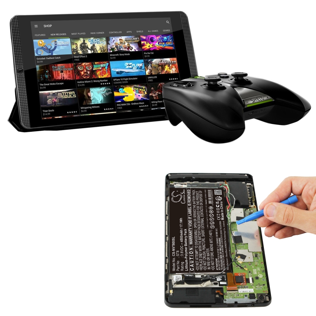 Batterier för surfplattor Nvidia CS-NVT800SL