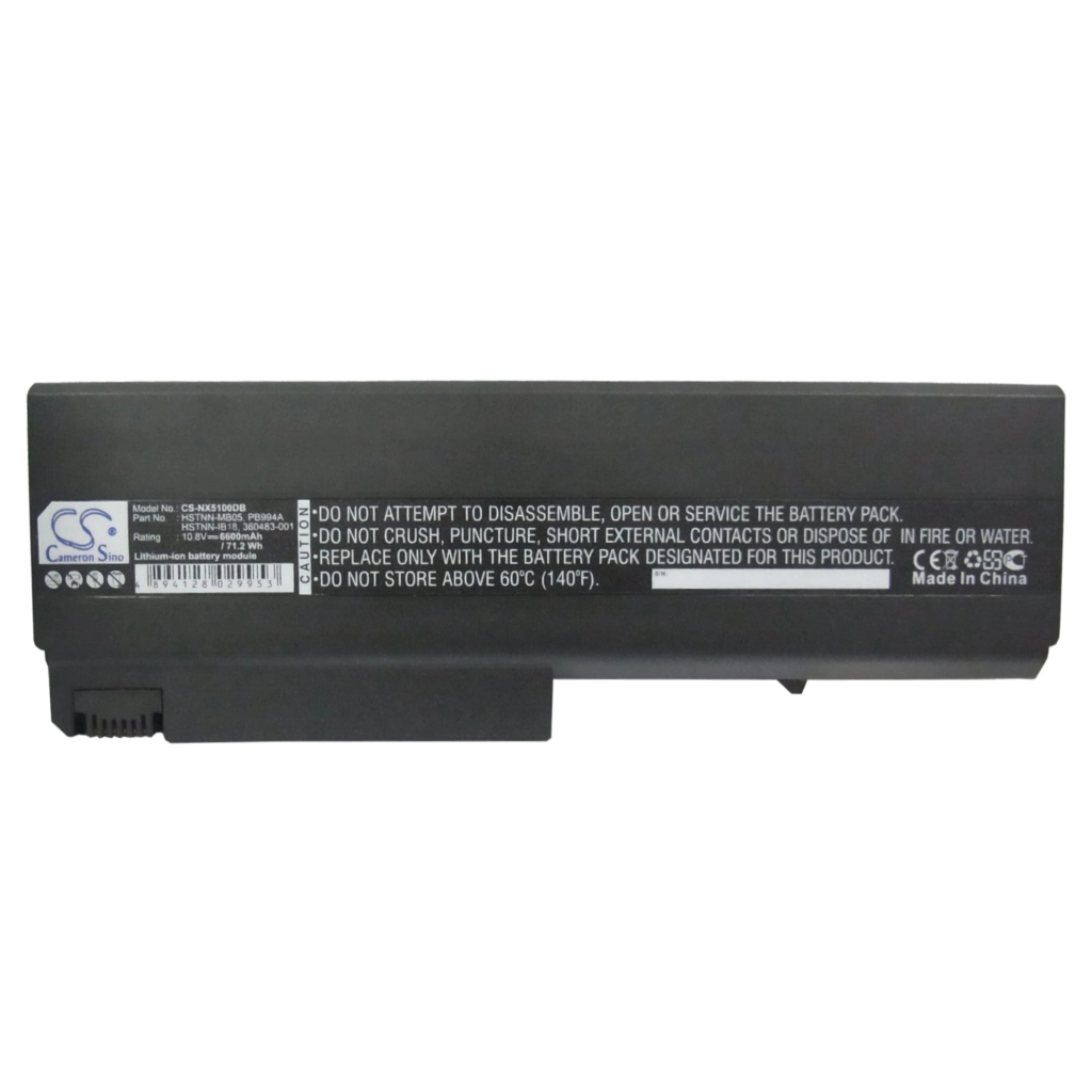 Batterier till bärbara datorer Compaq Business Notebook NX6100