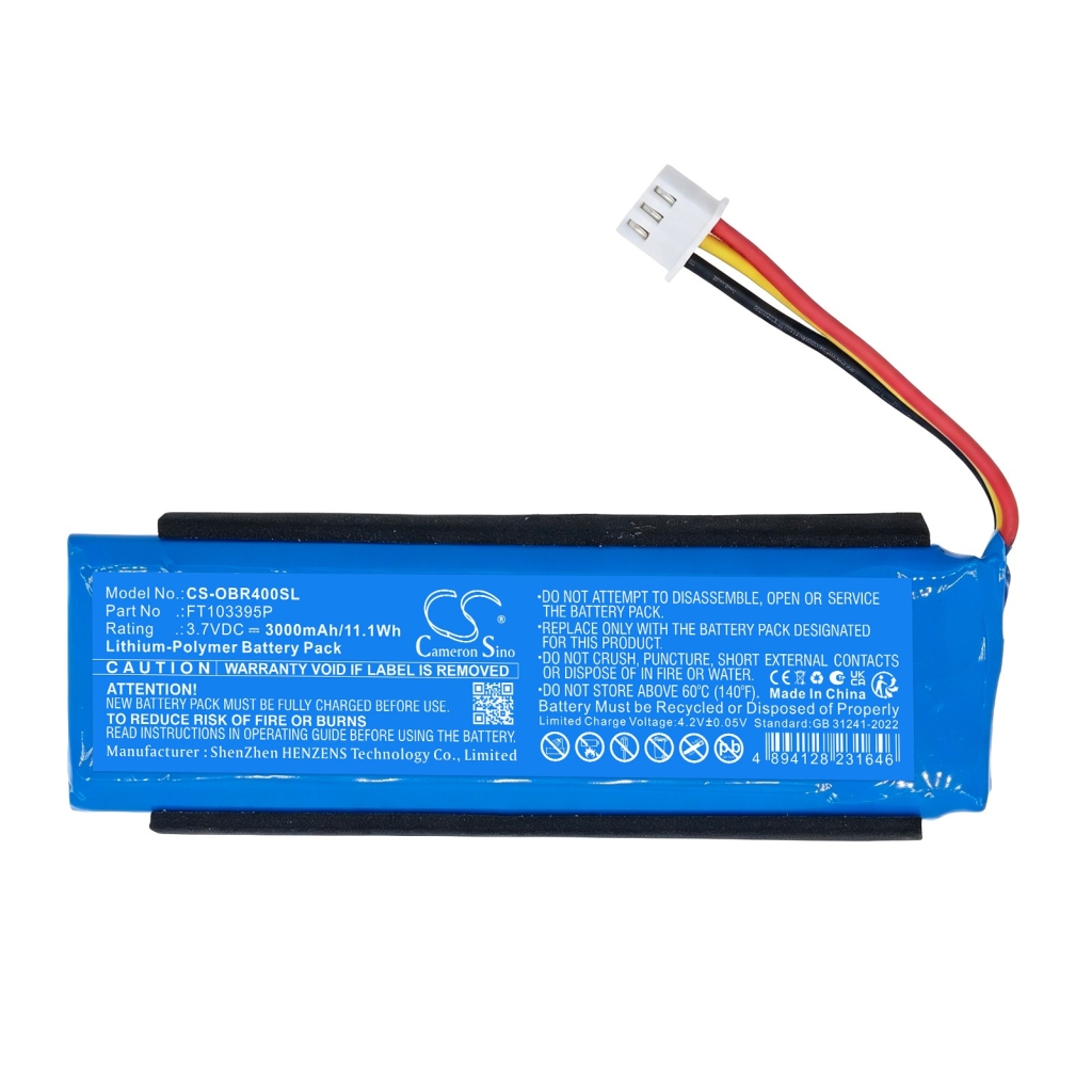 Batterier kompatibel med Orbit Reader 40 CS-OBR400SL