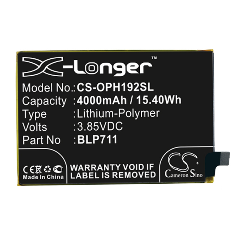 Batterier till mobiltelefoner OPPO CS-OPH192SL