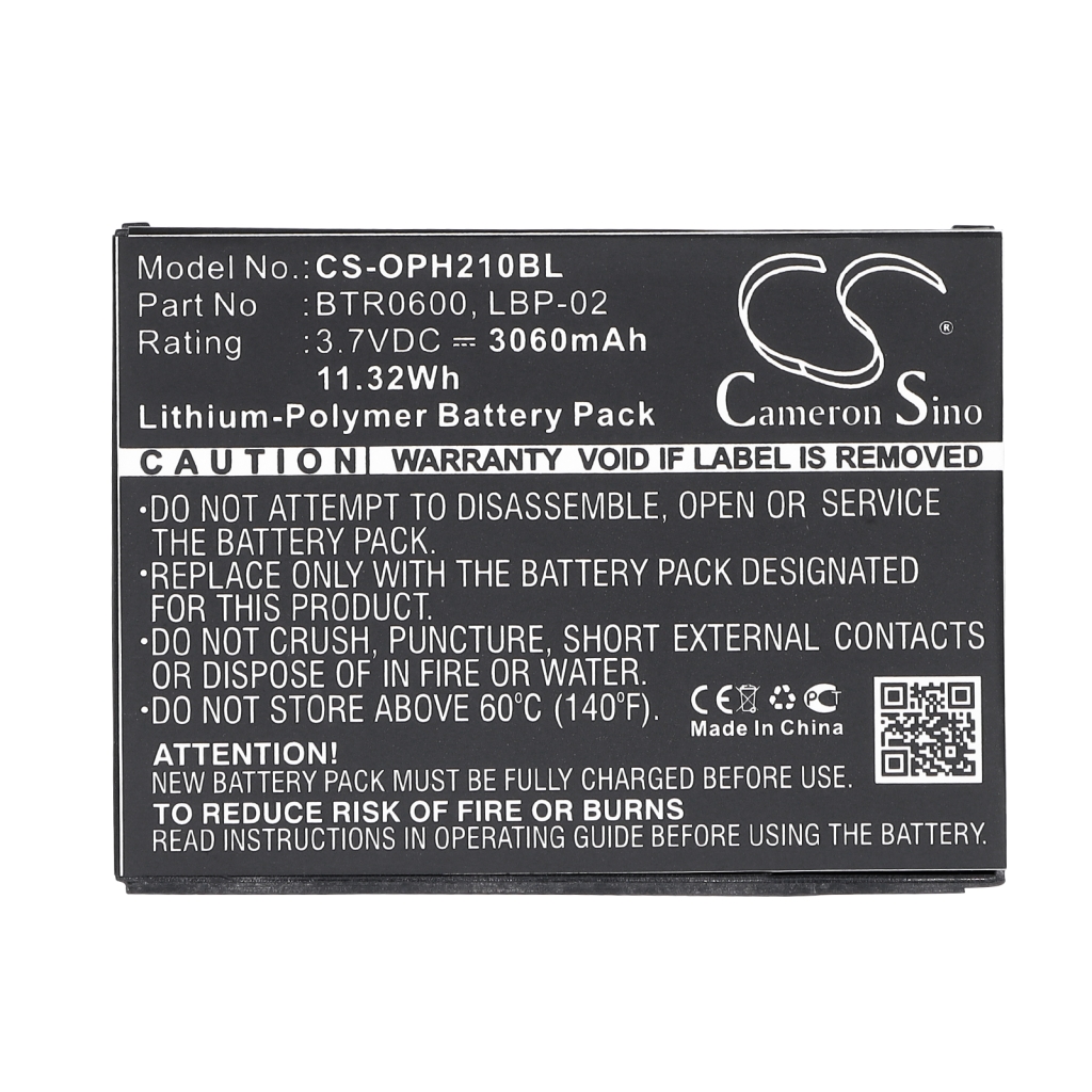 Battery compatible with BarCode, Scanner Battery