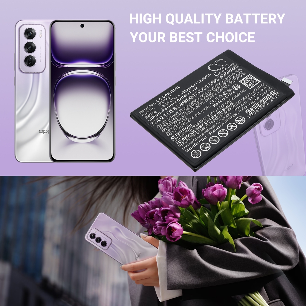 Batterier till mobiltelefoner OPPO CS-OPR120SL