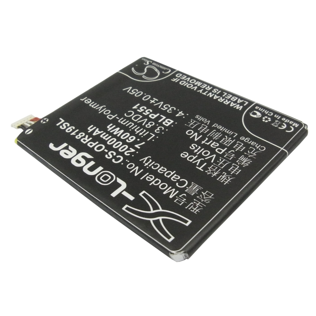 Batteri kompatibel med OPPO CS-OPR819SL