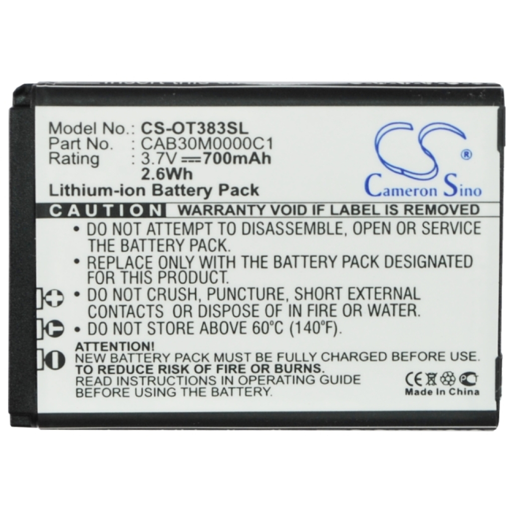 Battery Replaces CAB30U0000C1