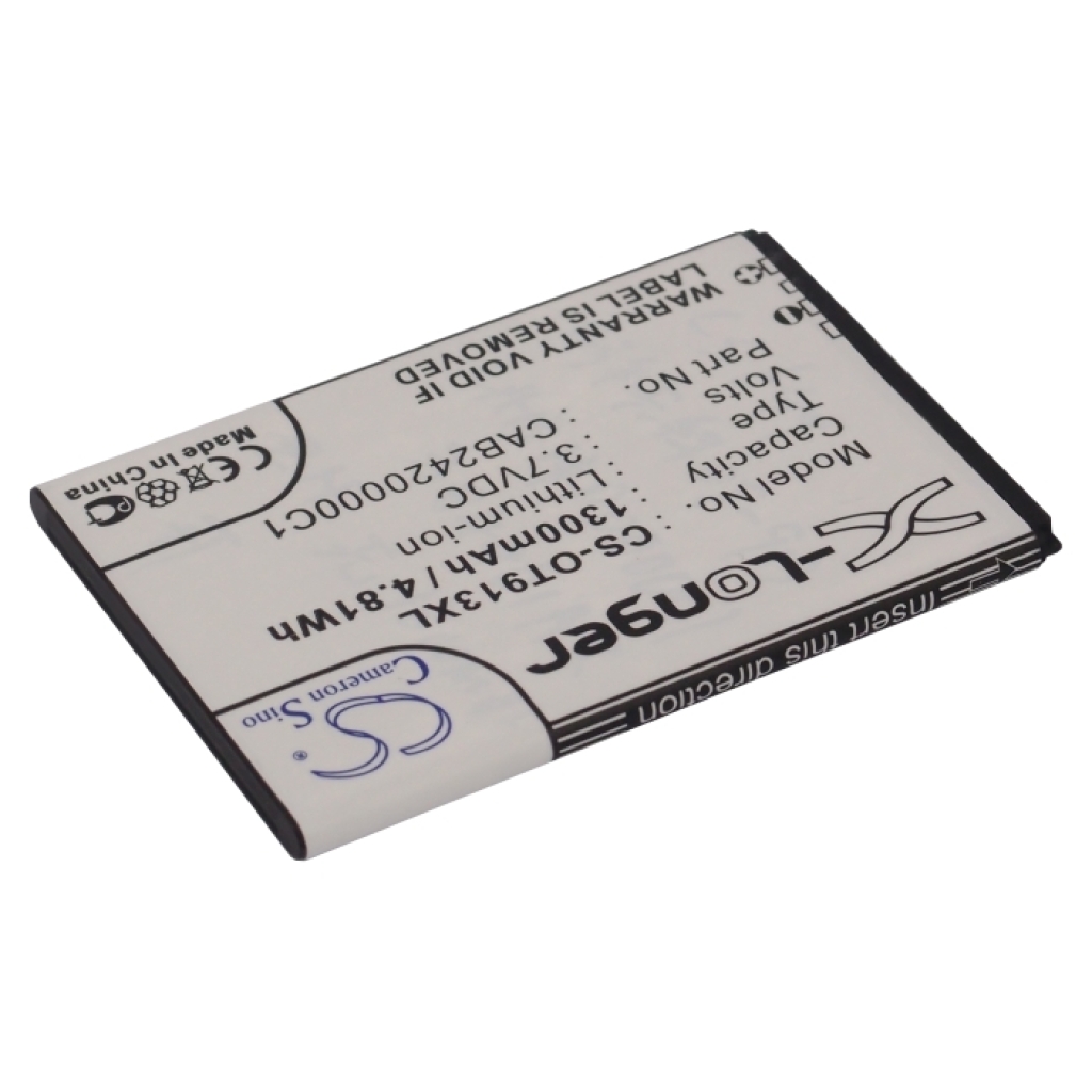 Batteri kompatibel med Alcatel CS-OT913XL