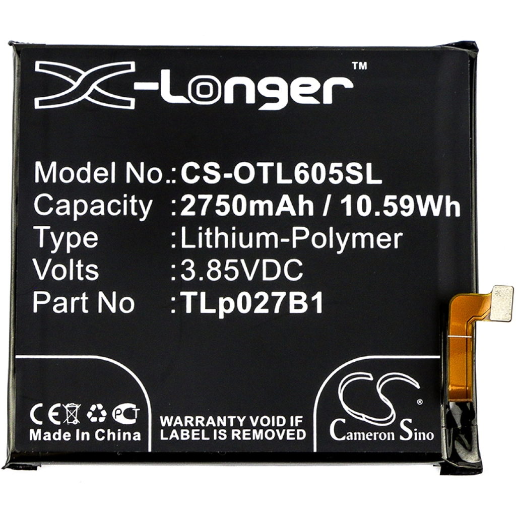 Batteri kompatibel med Alcatel CS-OTL605SL