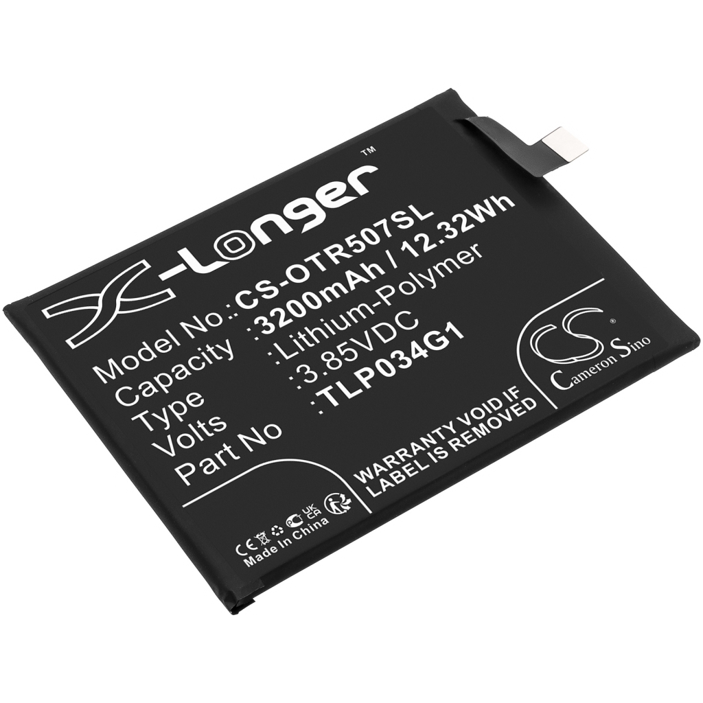 Batterier till mobiltelefoner Alcatel CS-OTR507SL