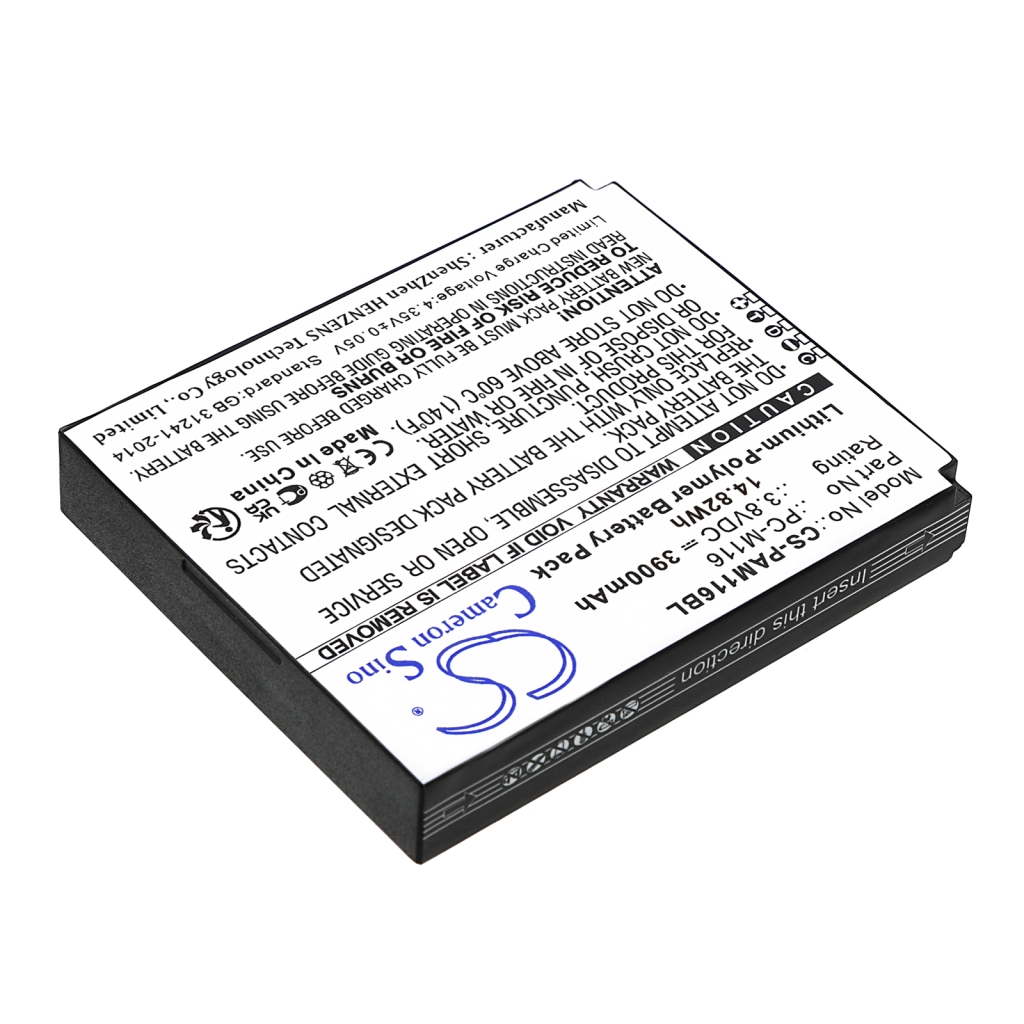 Batterier för betalningsterminaler Pax CS-PAM116BL